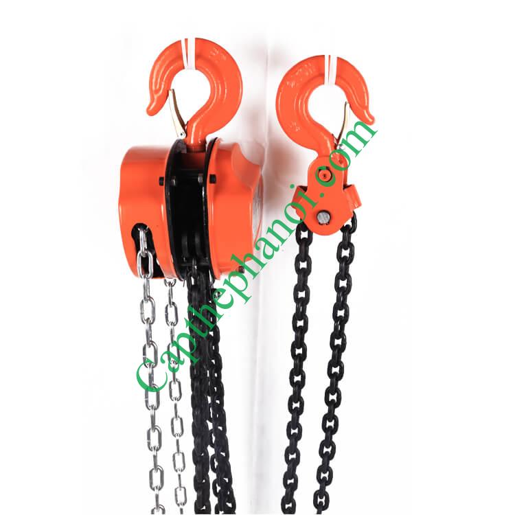Pa lăng xích kéo tay Nitto 5 tấn 3 mét 2 20 ton model specifications of block operated