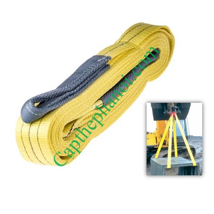 Dây cáp vải cẩu hàng 3 tấn 6 mét 2 dây cáp vải cẩu hàng 3 tấn 6 mét